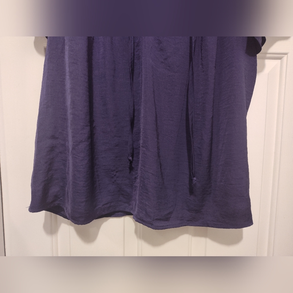 Maurice's Purple Ruffled Top - Picture 3 of 12